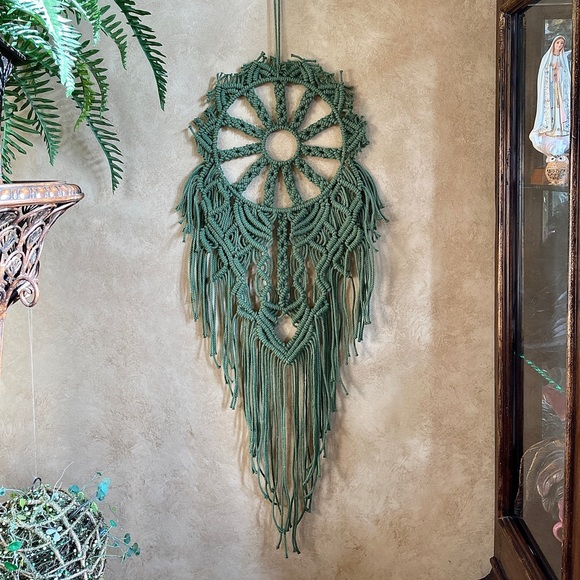 Large Handmade Macramé Dreamcatcher - Picture 2 of 4